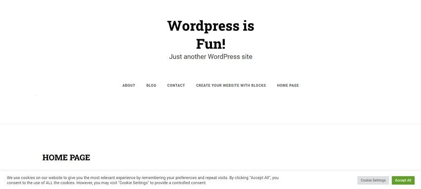 如何为网站添加cookie弹出框 8 Initial Banner